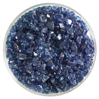 Bullseye glass 1406 frit steel blue coarse 110  gram
