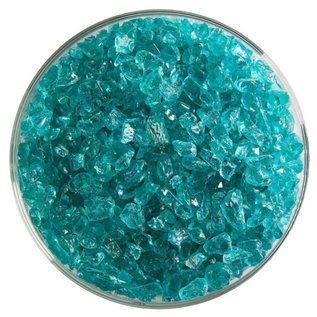 Bullseye glass 1408 frit light aquamarine blue coarse 454 gram