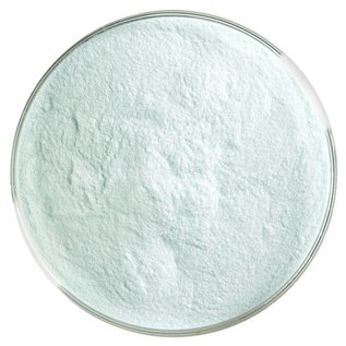 Bullseye glass 1408 frit light aquamarine blue powder 454 gram