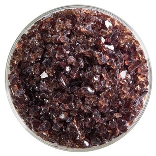 Bullseye glass 1409 frit light bronze coarse 110 gram
