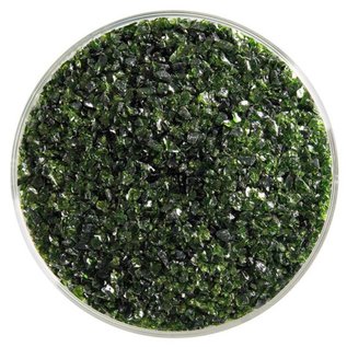 Bullseye glass 1412 frit light aventurine green medium 110 gram