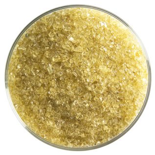 Bullseye glass 1437 frit light amber medium 110 gram