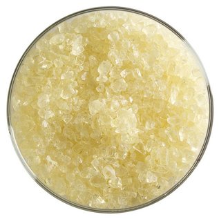 Bullseye glass 1820 frit pale yellow coarse 110 gram