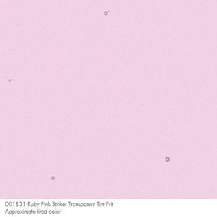 Bullseye glass 1831 frit ruby pink tint striker powder 110 gram