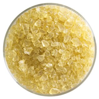 Bullseye glass 1837 frit medium amber tint coarse 454 gram
