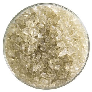 Bullseye glass 1867 frit olive smoke tint coarse 454 gram