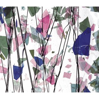 Bullseye glass 4110-000 spring: blue, green, aqua & pink 3 mm