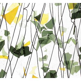 Bullseye glass 4112-000 summer: green & yellow 3 mm