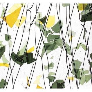Bullseye glass 4112-000 summer: green & yellow 3 mm