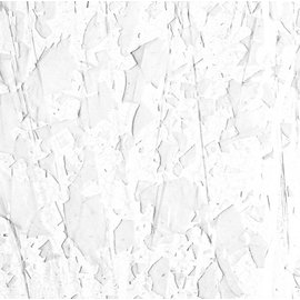 Bullseye glass 4113-000 winter: white (with clear streamers) 3 mm