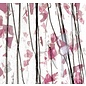 Bullseye glass 4115-000 deep pink, light pink & white 3 mm