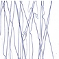 Bullseye glass 4151-000 royal blue streamers on clear 3 mm