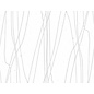 Bullseye glass 4158-000 white streamers on clear 3 mm