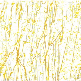 4220-000 canary & sunflower yellow frit whit sunflower streamers 3 mm