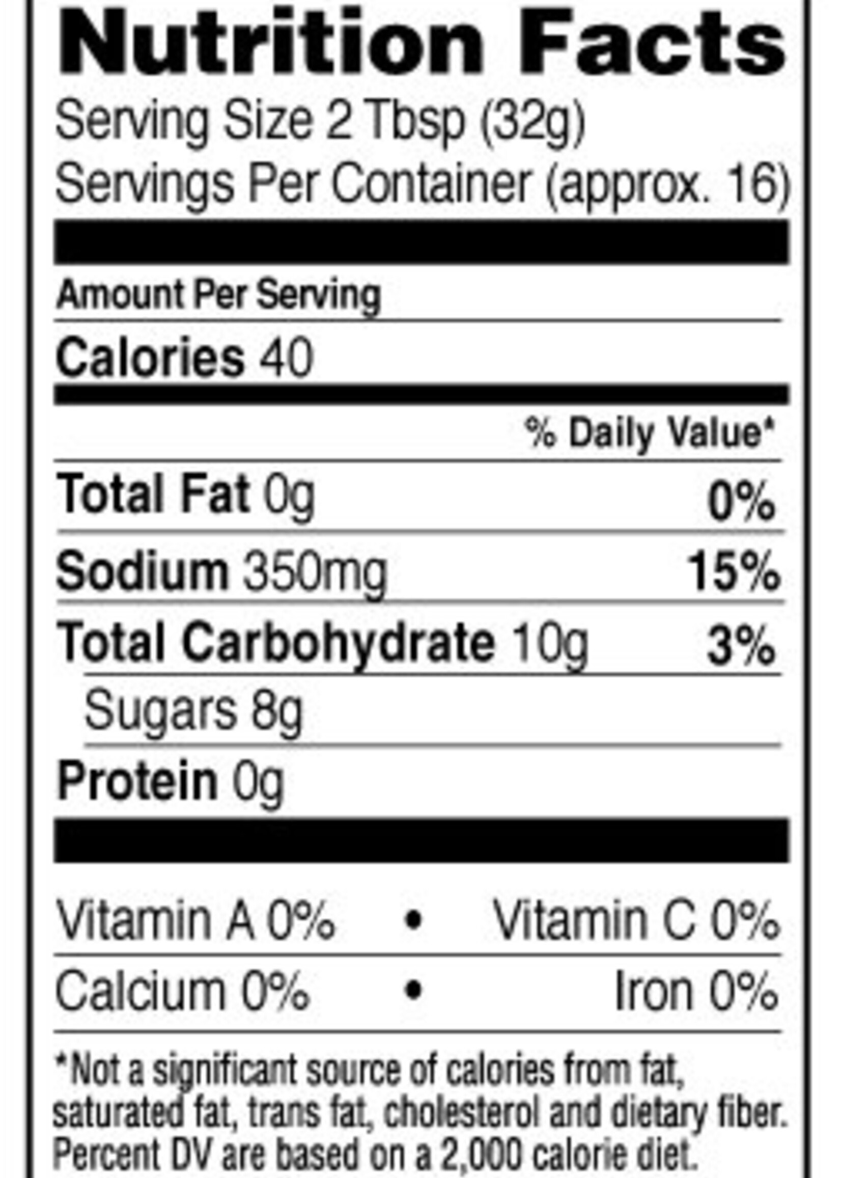 Stubbs Smokey Mesquite Bar-B-Q Sauce