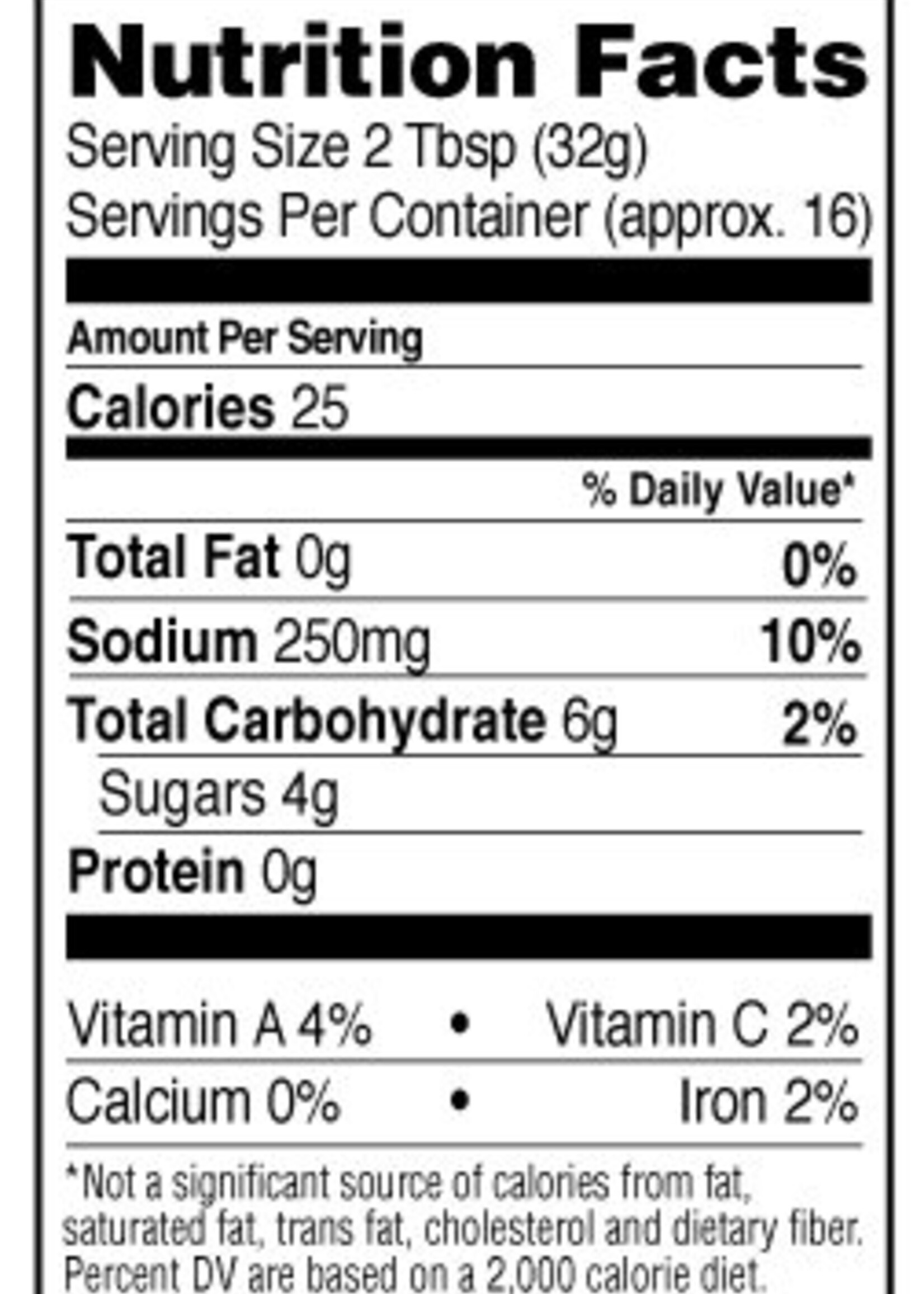 Stubbs Spicy Bar-B-Q Sauce