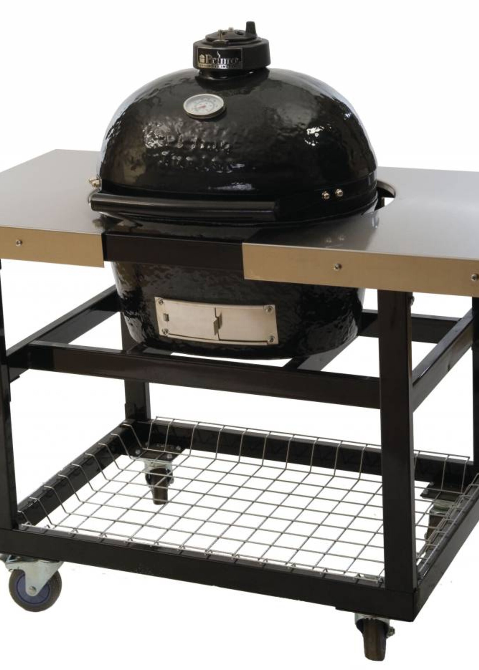 PrimoGrill Cart met mand incl. RVS zijtafels Ovaal Junior
