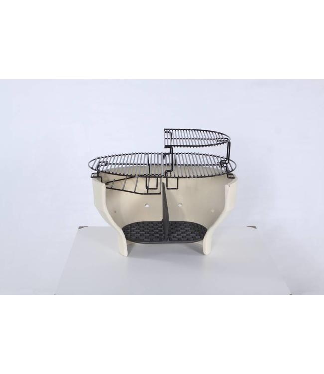 PrimoGrill Druiprek Ovaal XL 400 RVS 2 Stuks