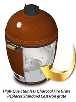 High-Que Kolen rooster voor de Kamado Joe BigJoe gemaakt van RVS.