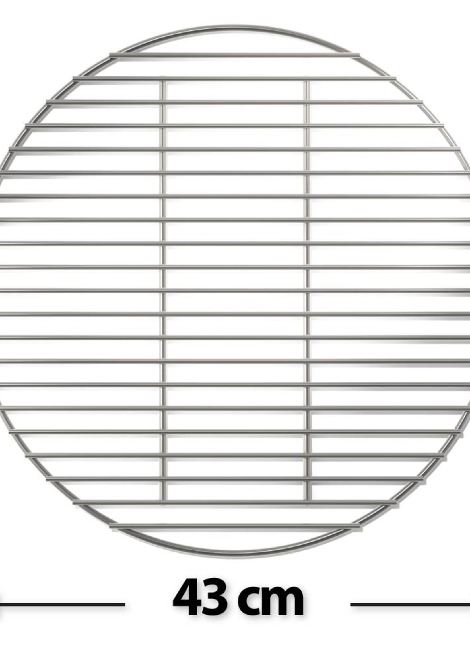 High-Que Kolen rooster voor de Big Green Egg Extra Large (XL) gemaakt van RVS.