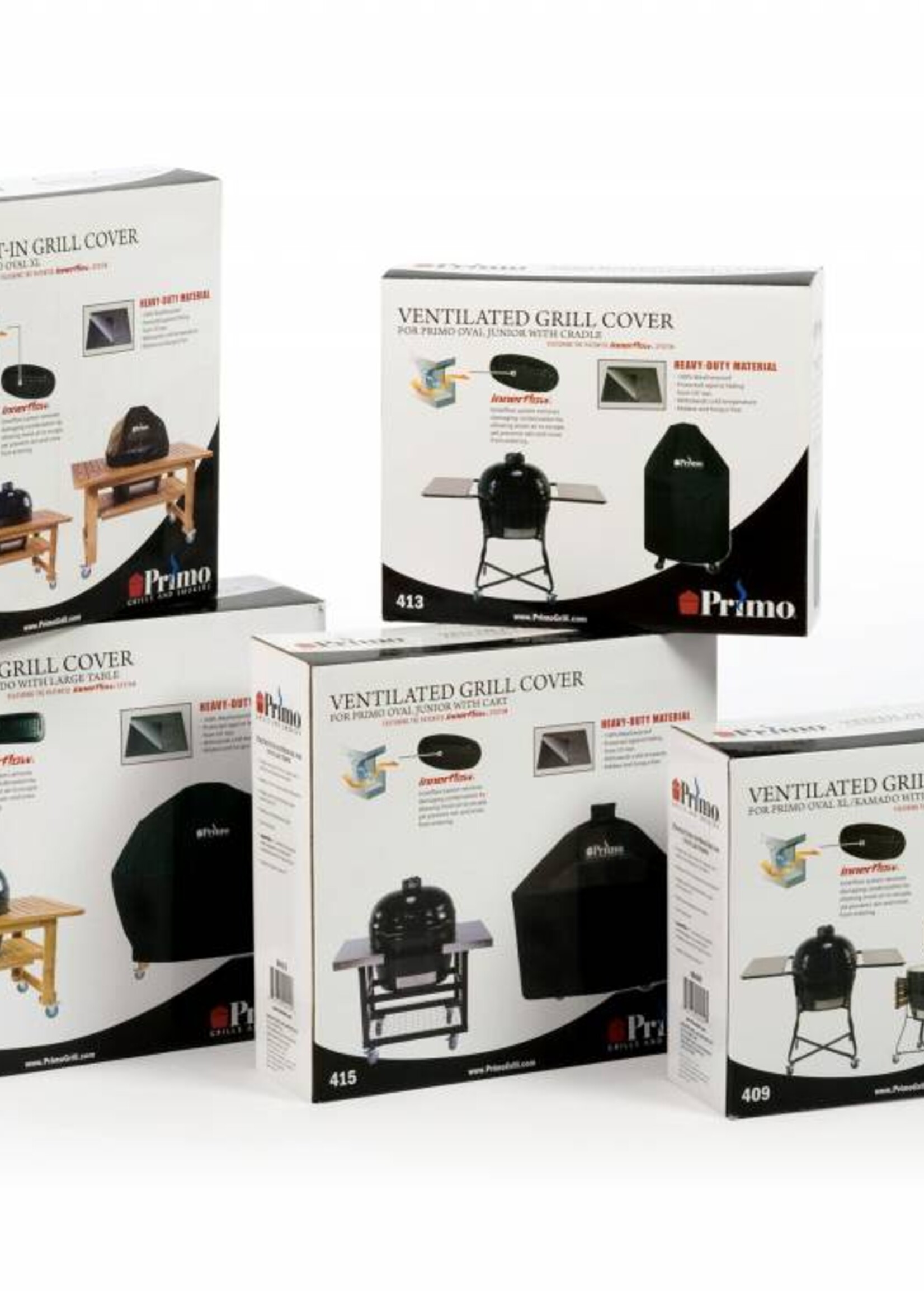 PrimoGrill Beschermhoes Primo Grill Ovaal XL 400 in Countertop tafel