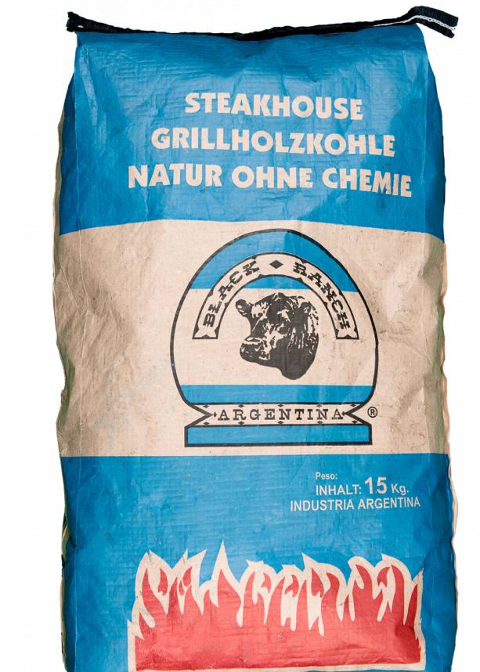 Black Ranch Quebracho Houtskool zak 15 Kg