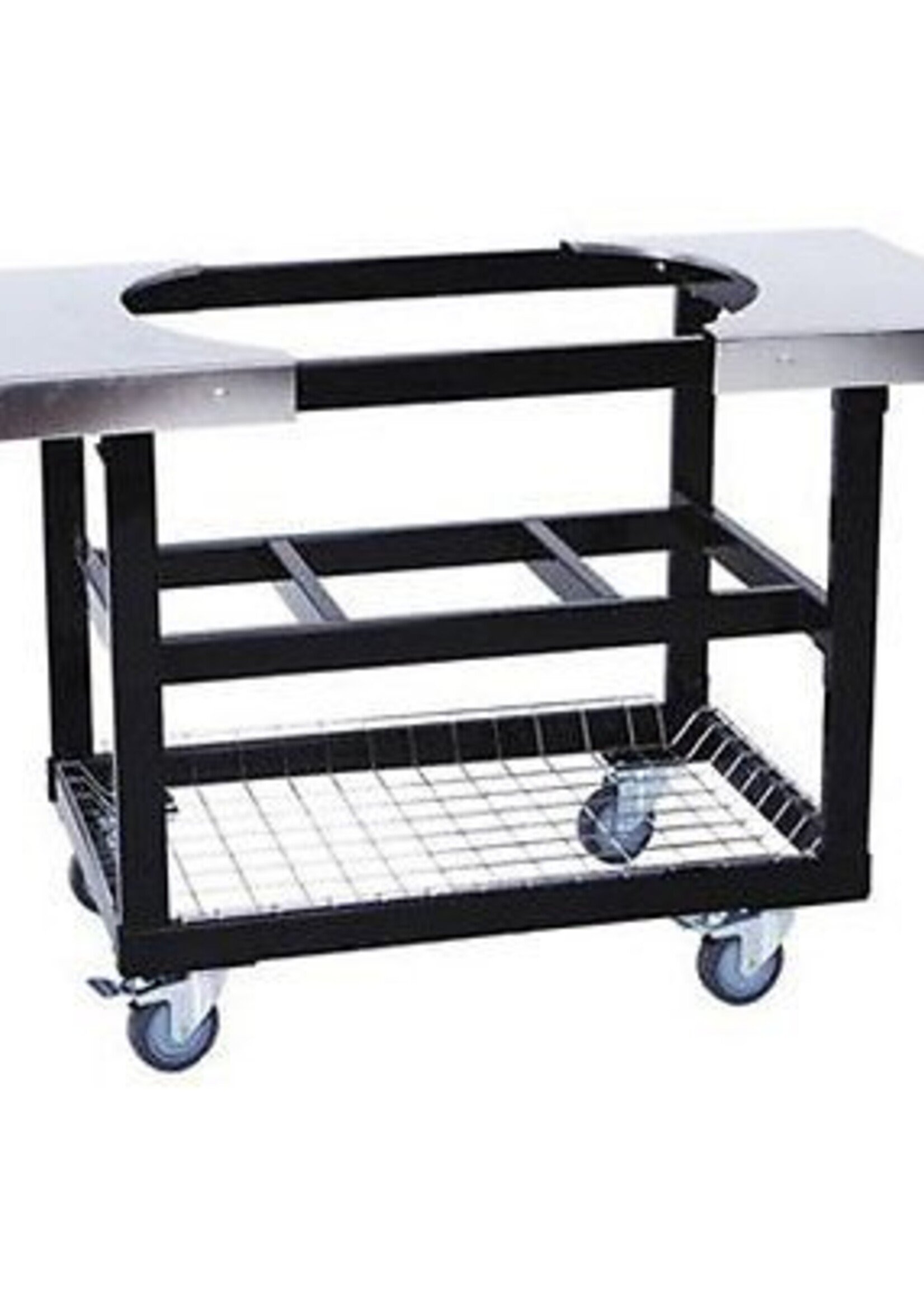 PrimoGrill Ovaal XL 400 met Cart en RVS zijtafels