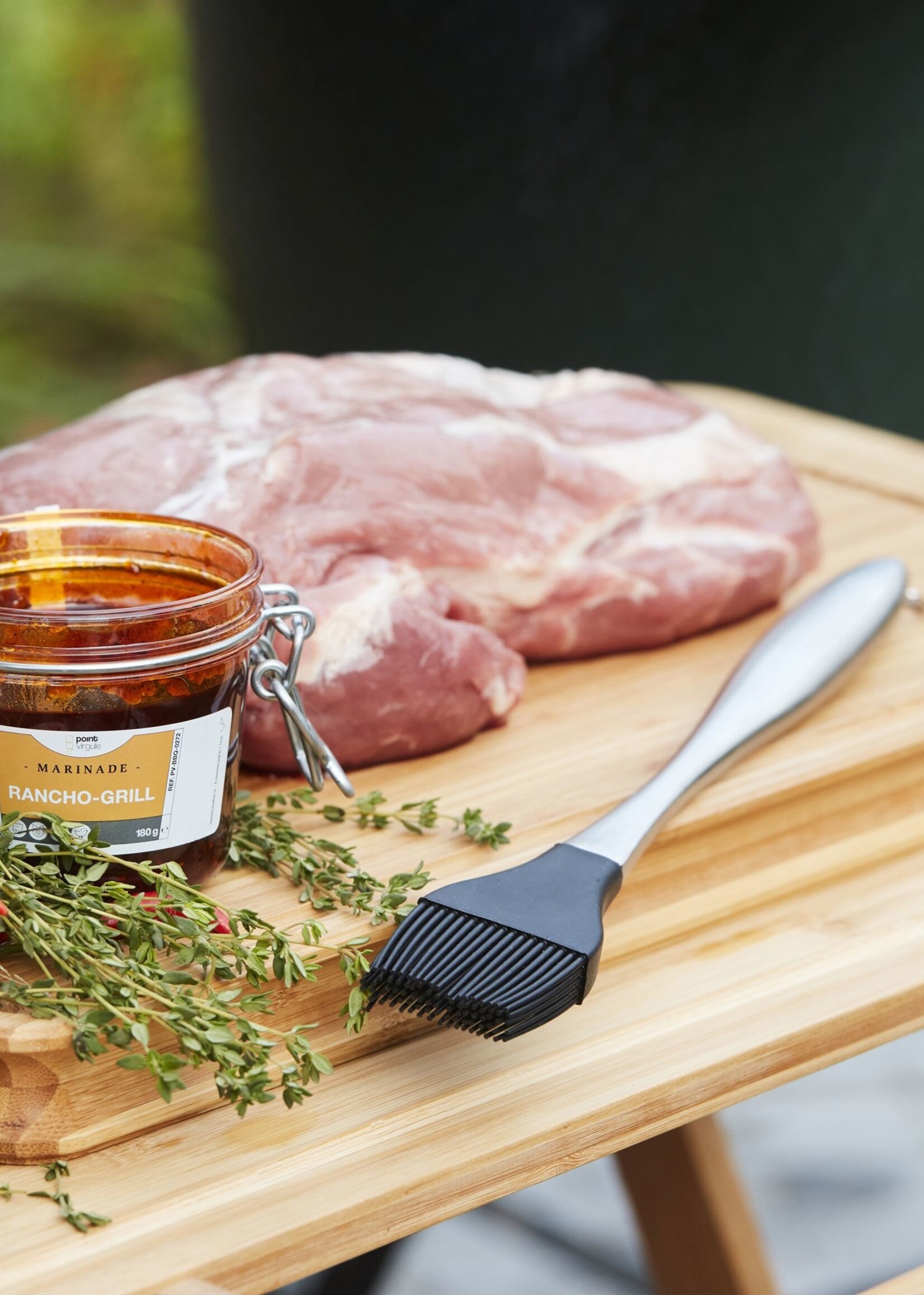 Point Virgule BBQ KWAST UIT SILICONE 29CM