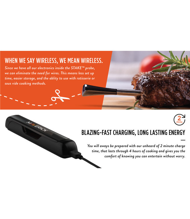 Maverick Thermometers STAKE Truly Wireless Food Thermometer
