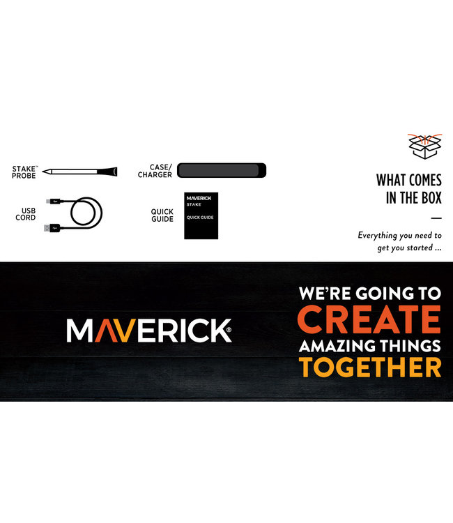 Maverick Thermometers STAKE Truly Wireless Food Thermometer
