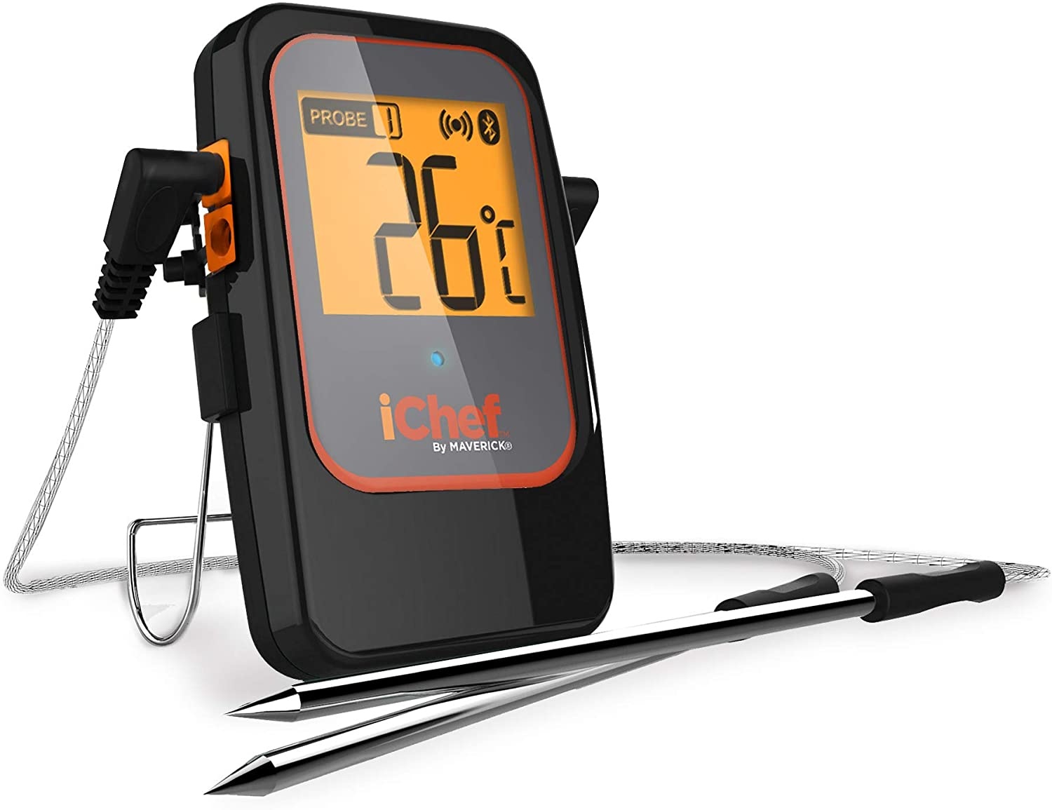 BT-600 Bluetooth vlees en barbecue thermometer. Max 4 probes tegelijk