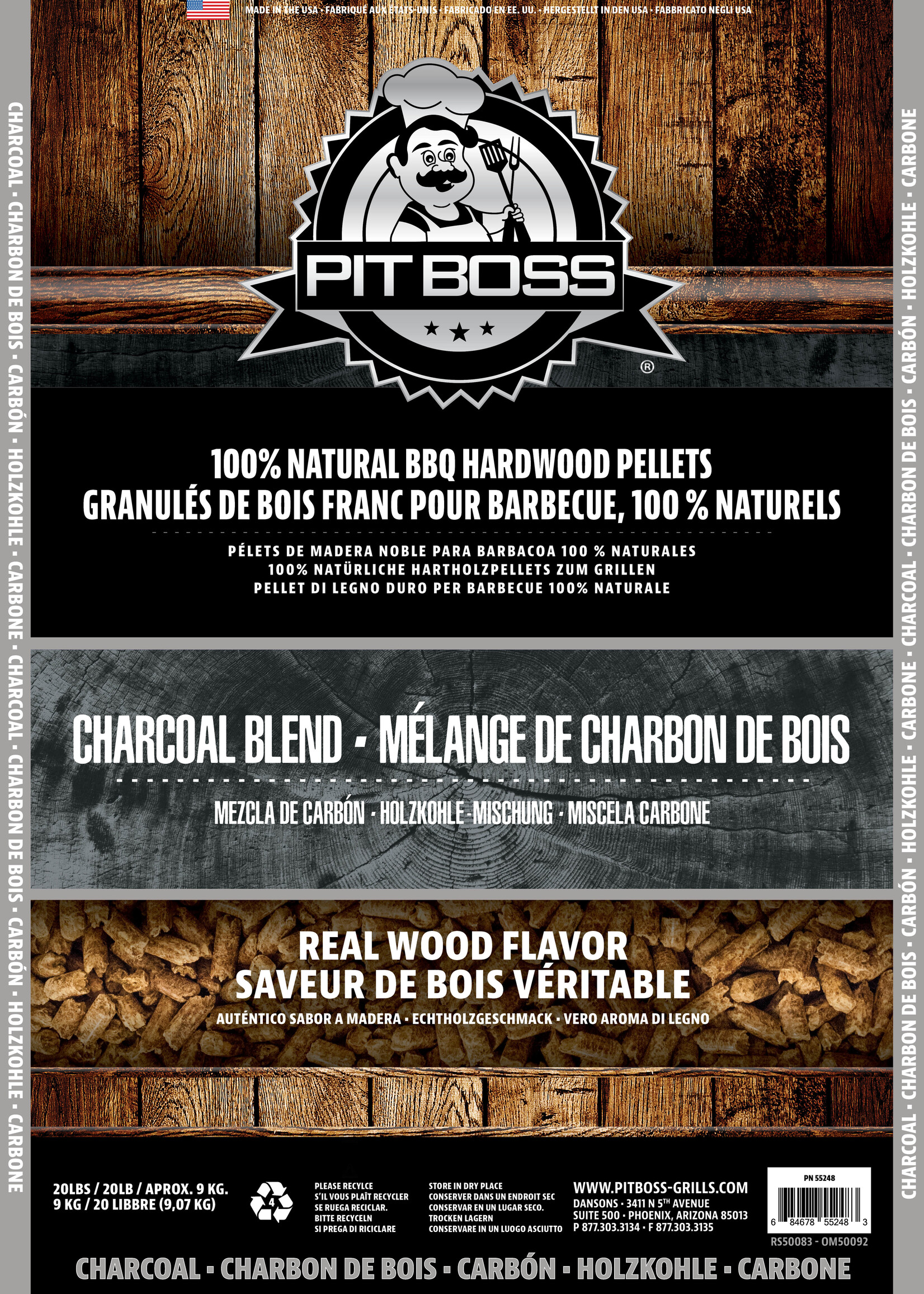 Charcoal / houtskool Hout Pellets  voor hout Pellet barbecue Grill (pellet bbq)