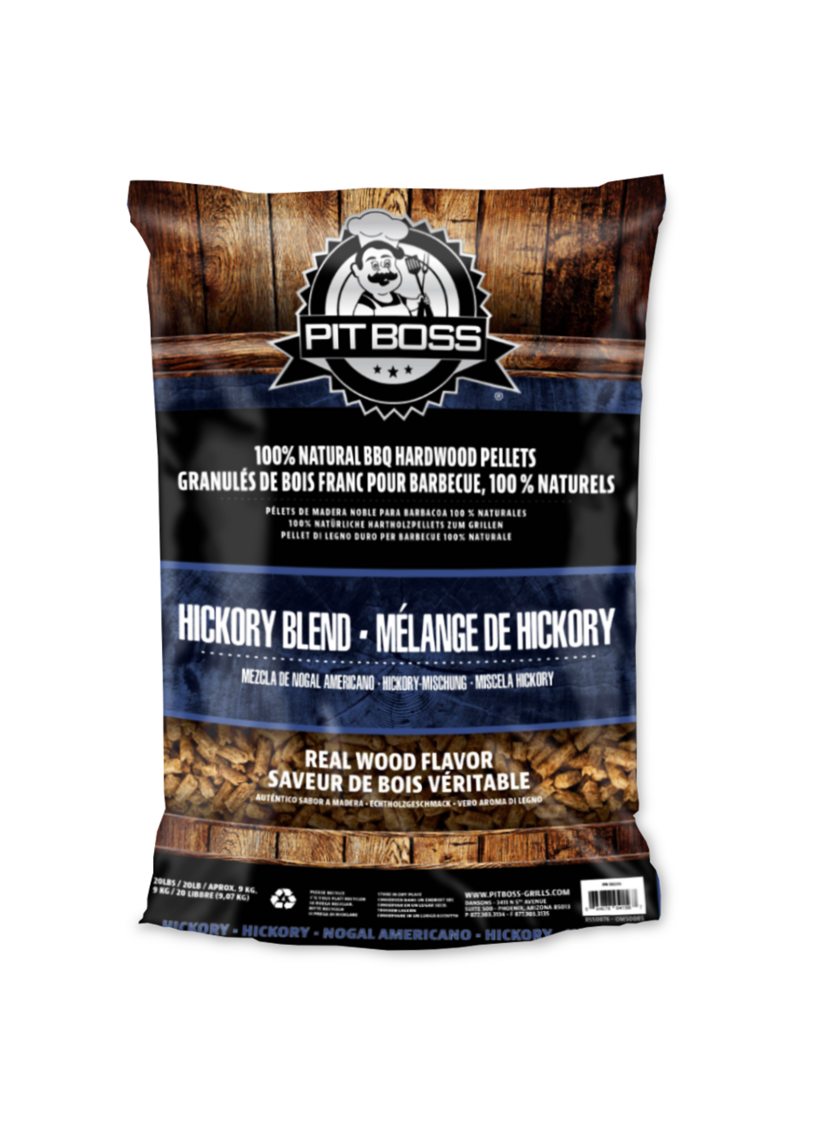 Hout Pellets Hickory voor hout Pellet barbecue Grill (pellet bbq)