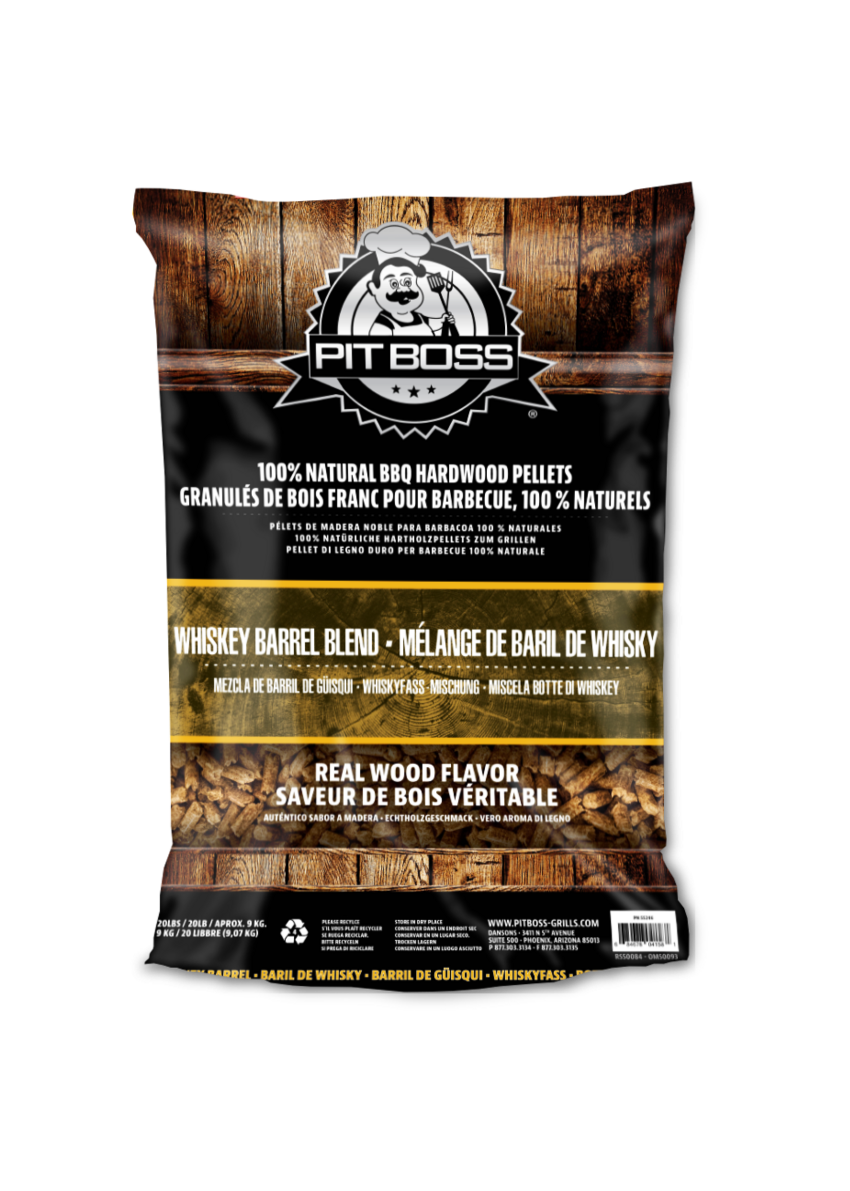 Hout Pellets Whiskey Barrel  voor hout Pellet barbecue Grill (pellet bbq)