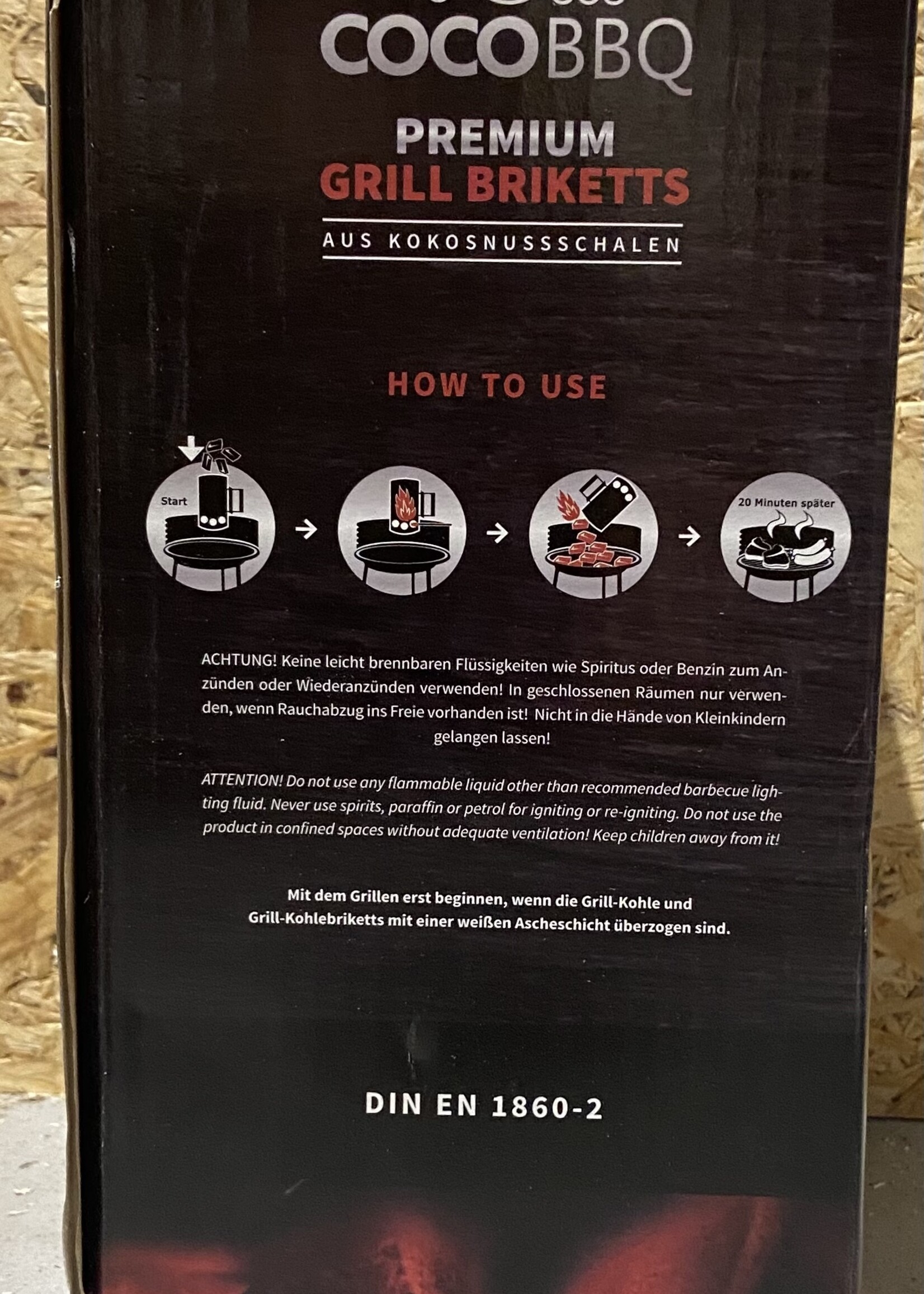 Cococha vierkante Kokosbriketten