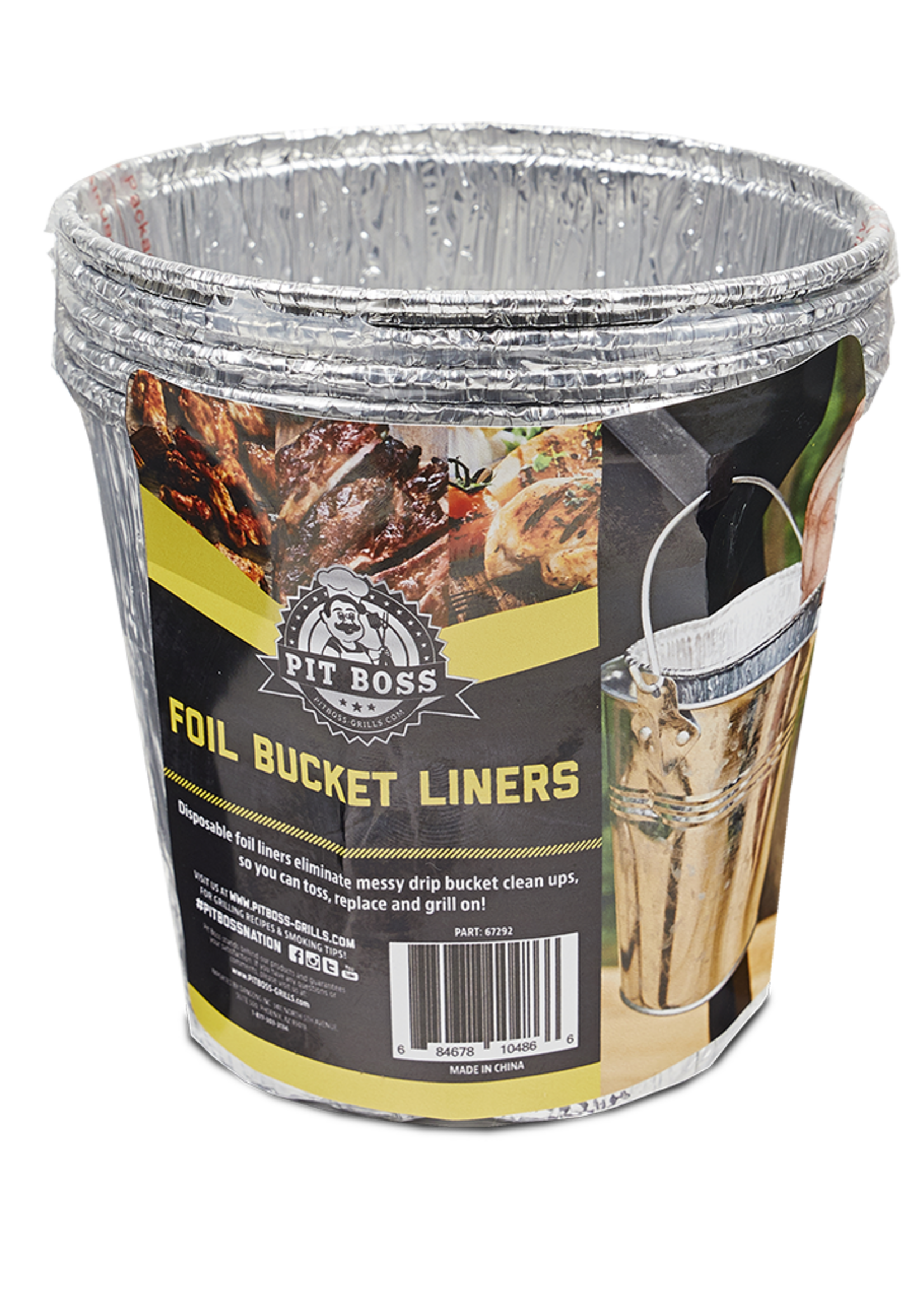 aluminium inzet voor vet emmer 6st.