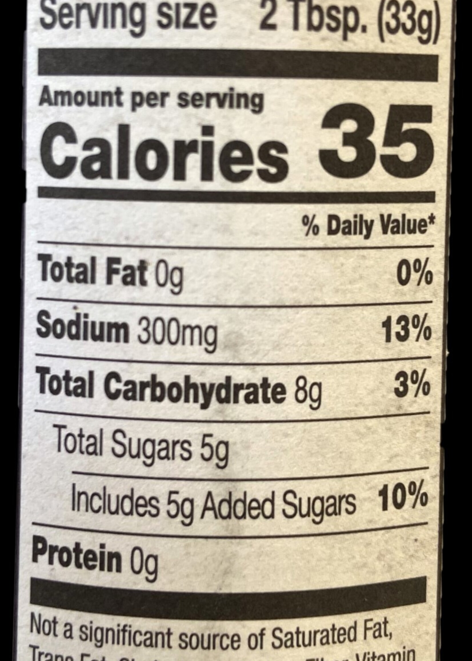 Stubbs Simply sweet reduced sugar