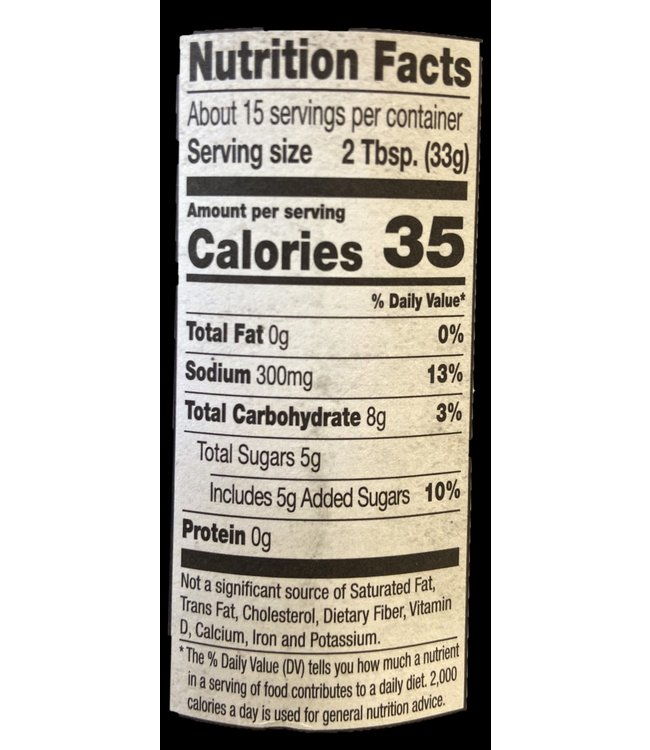 Stubbs Simply sweet reduced sugar