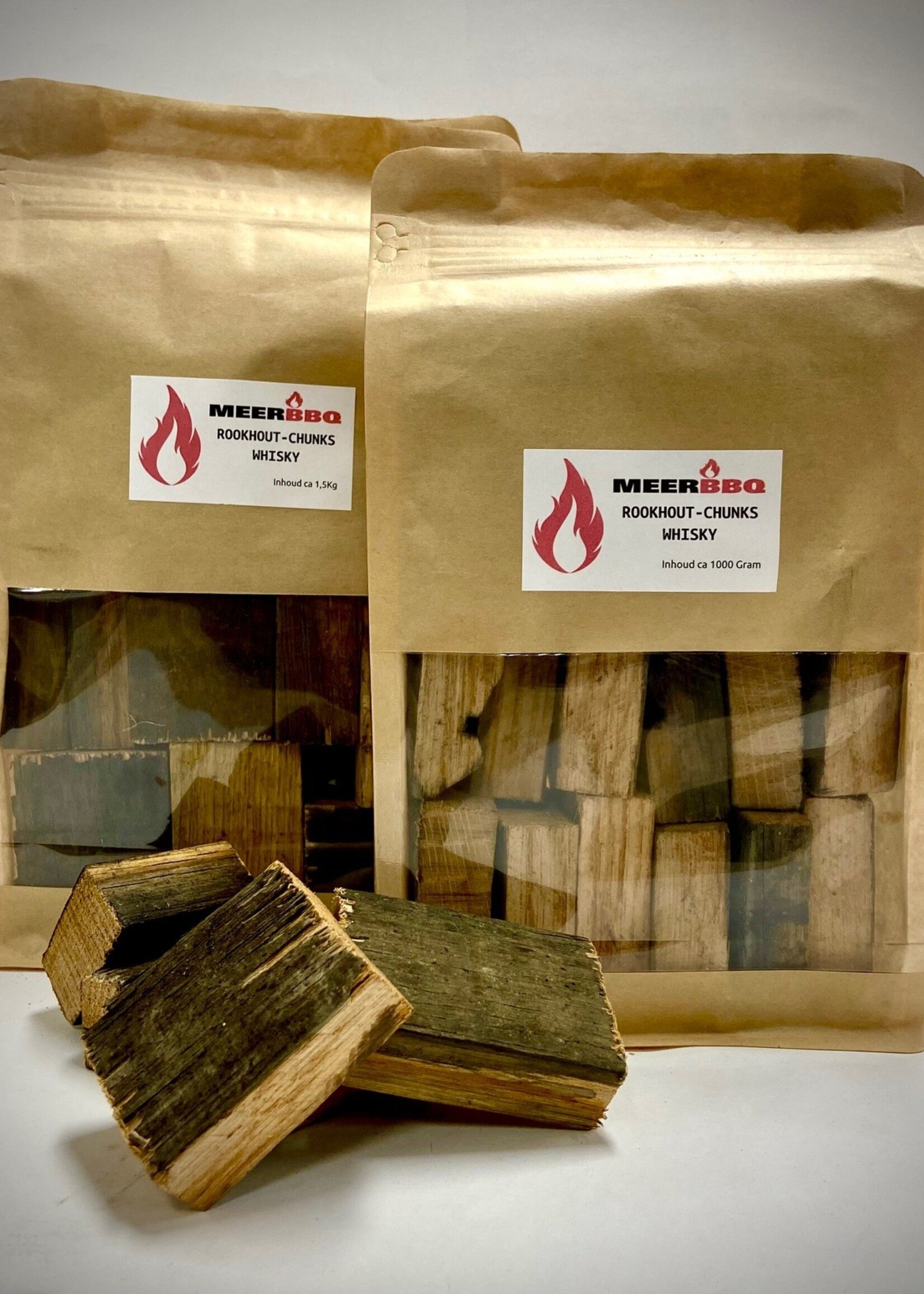 Meerbarbecue Whisky vaten  Chunks  Rookhout