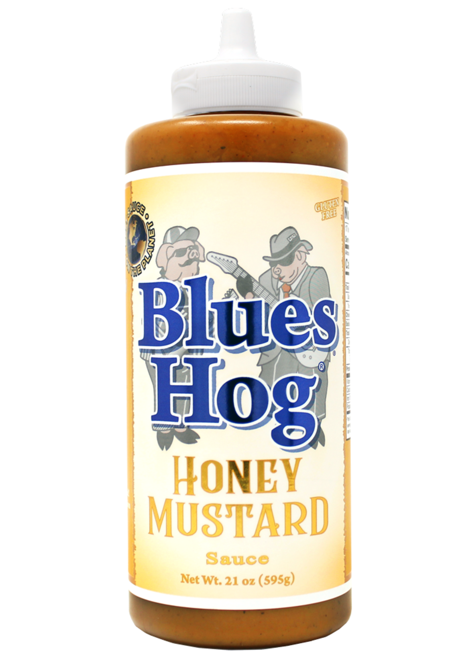 Blues Hog Honig mosterd saus knijpfles