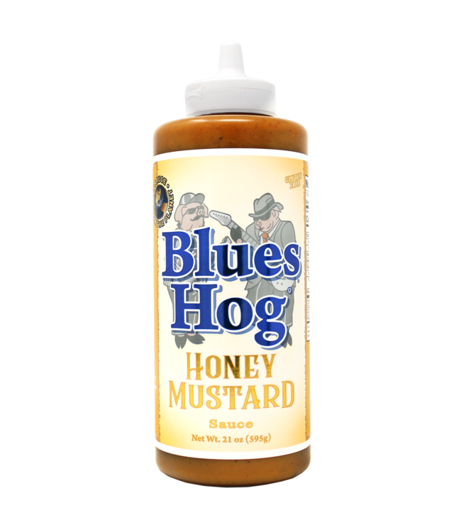 Blues Hog Honig mosterd saus knijpfles