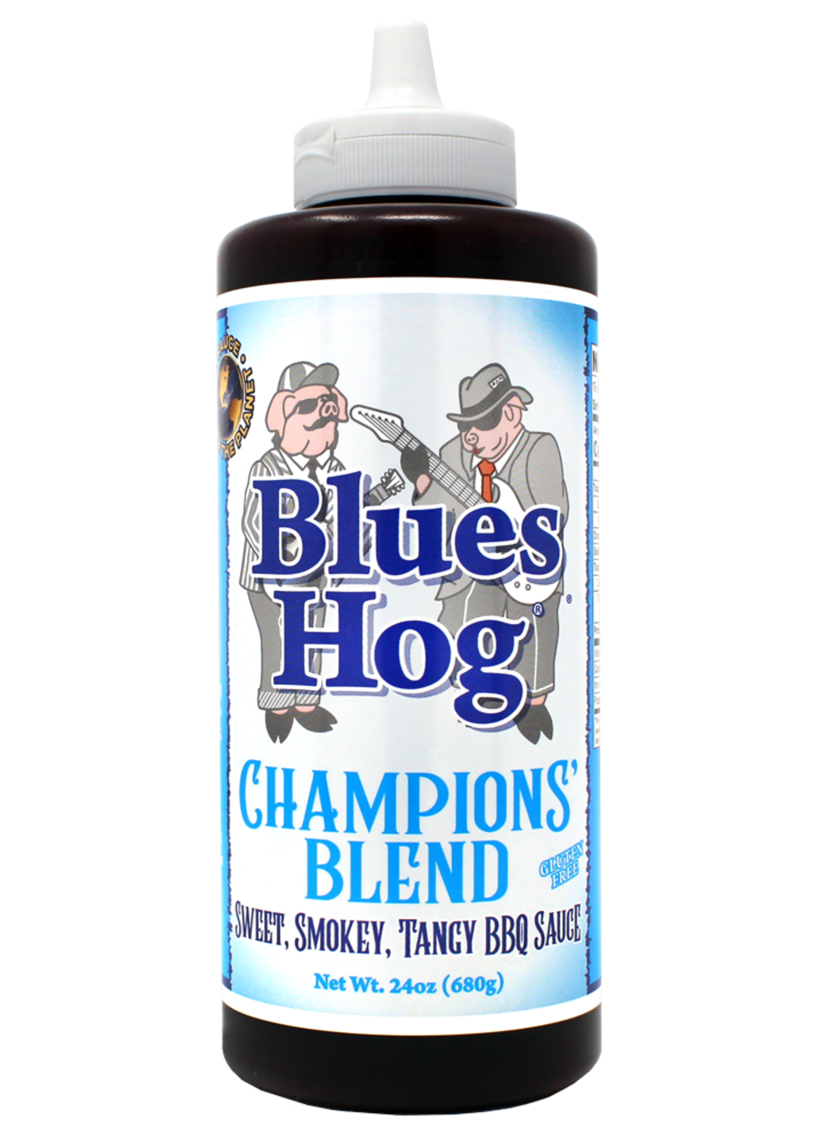 Blues Hog Champions Blend BBQ saus knijpfles