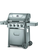 Napoleon Freestyle 425, 4 hoofdbranders, met SIZZLE ZONE zijbrander, graphite