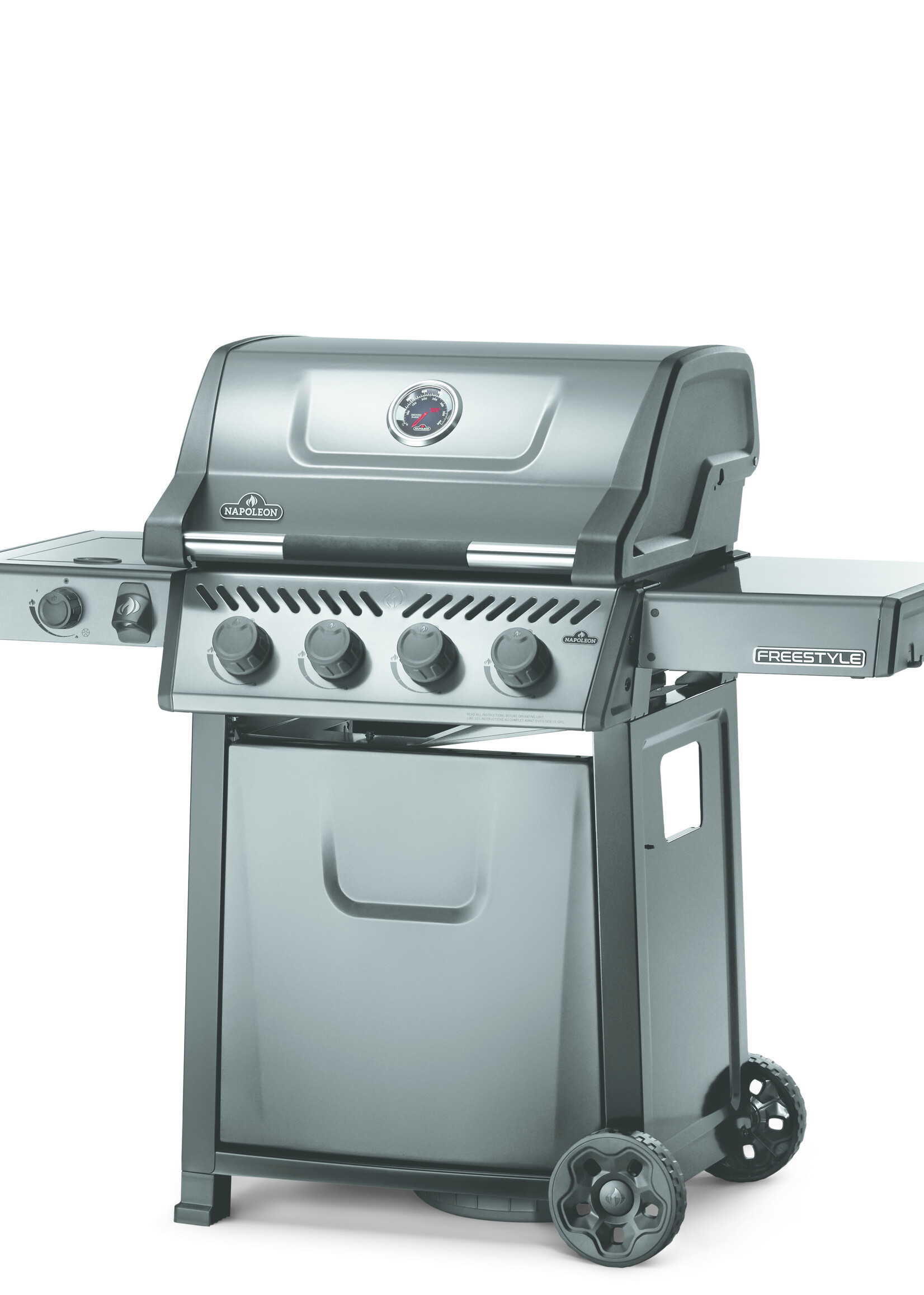 Napoleon Freestyle 425, 4 hoofdbranders, met zijbrander, graphite