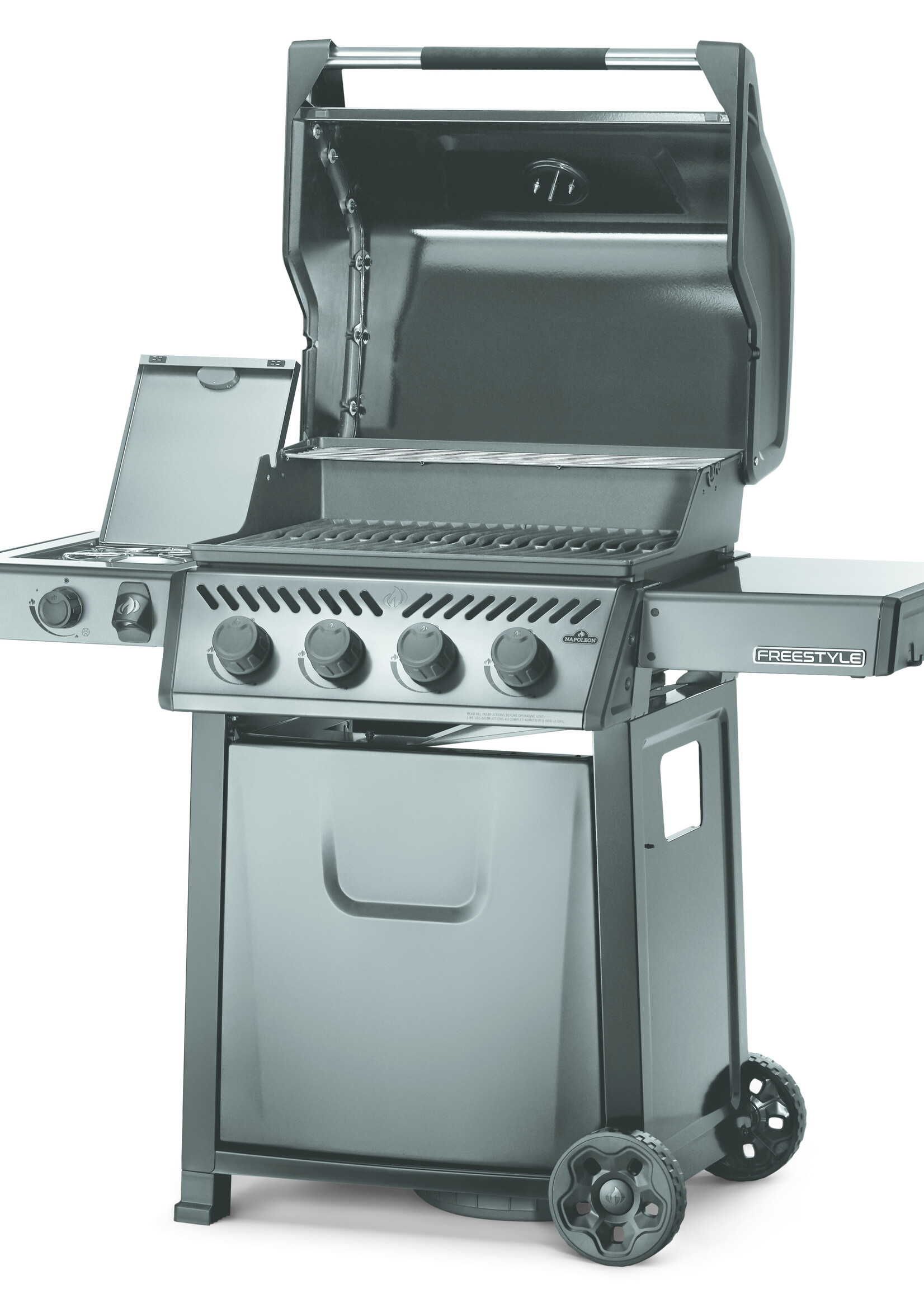 Napoleon Freestyle 425, 4 hoofdbranders, met zijbrander, graphite
