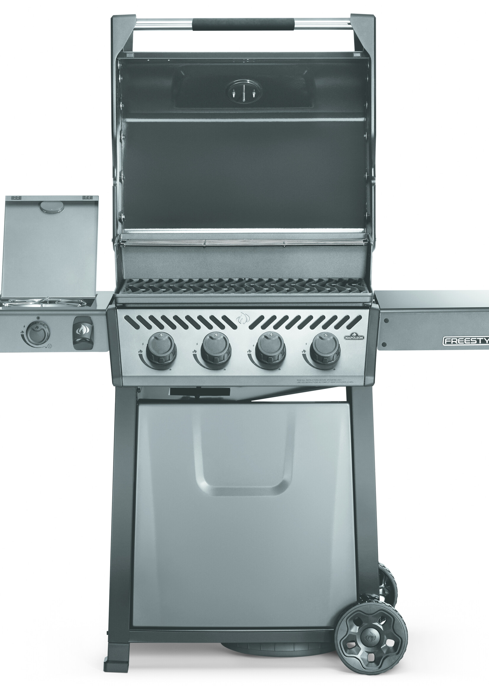 Napoleon Freestyle 425, 4 hoofdbranders, met zijbrander, graphite