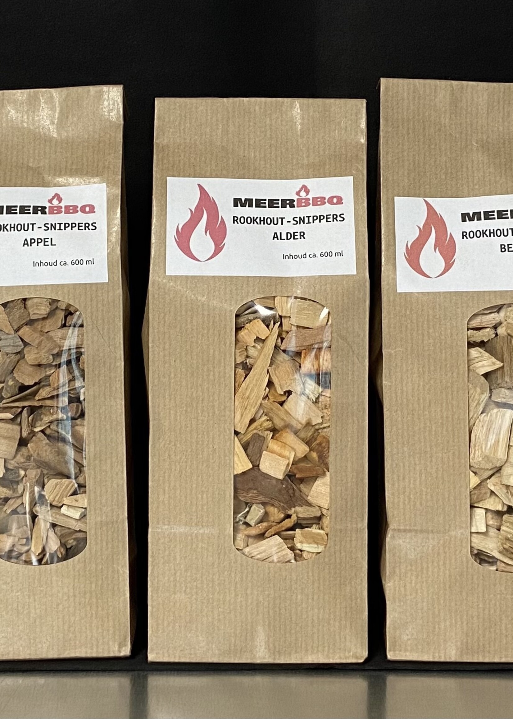 Meerbarbecue MeerBarbecue rookhout snippers  7x zak 600 ml