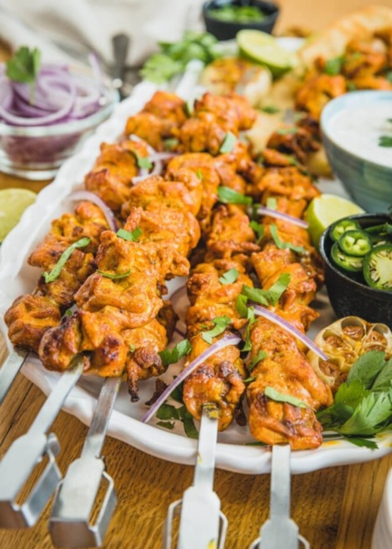 Napoleon Rotisserie shaslick / kebab-set met 6 spiezen