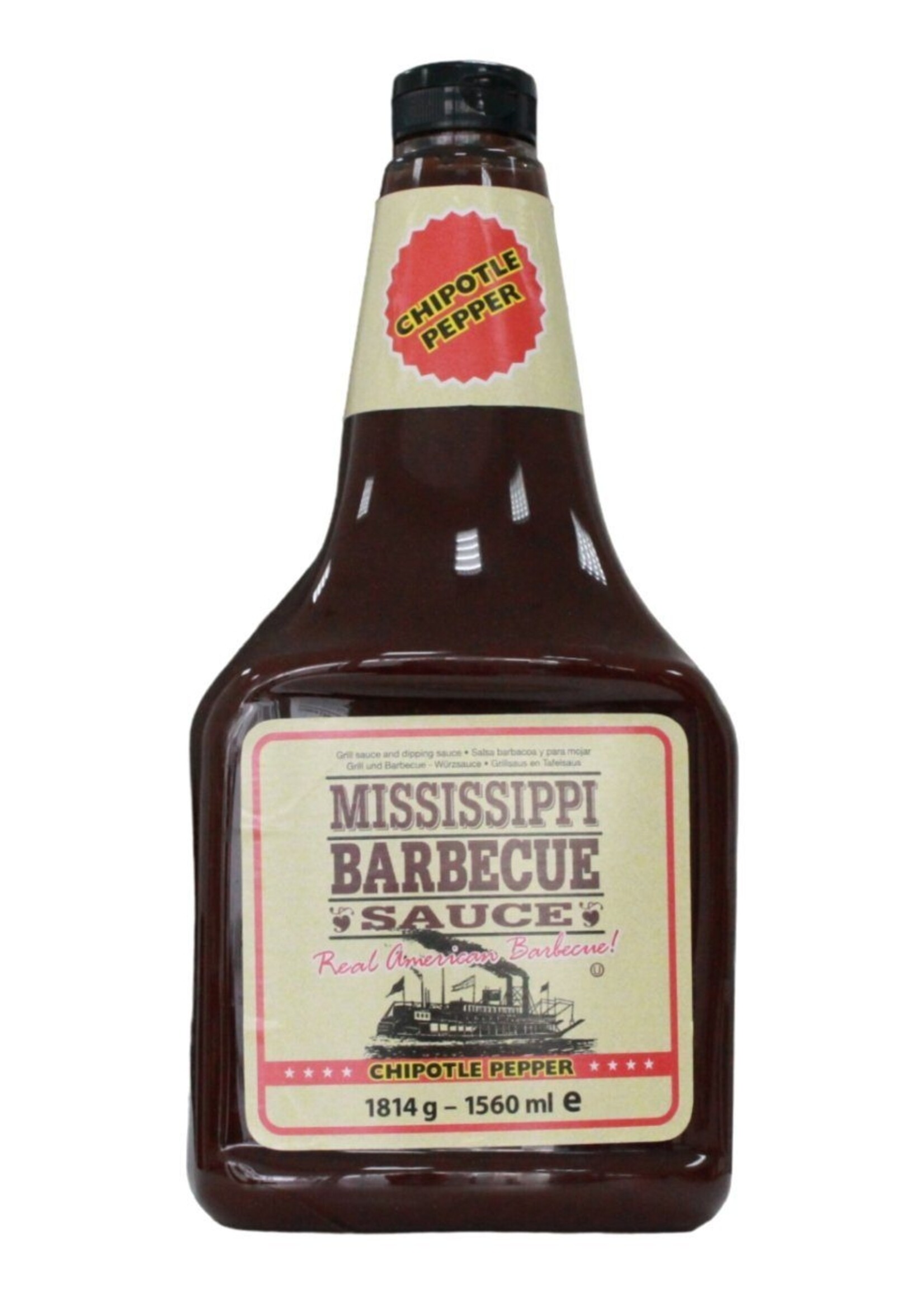 Mississippi Barbecue Saus Chipotle Pepper Large