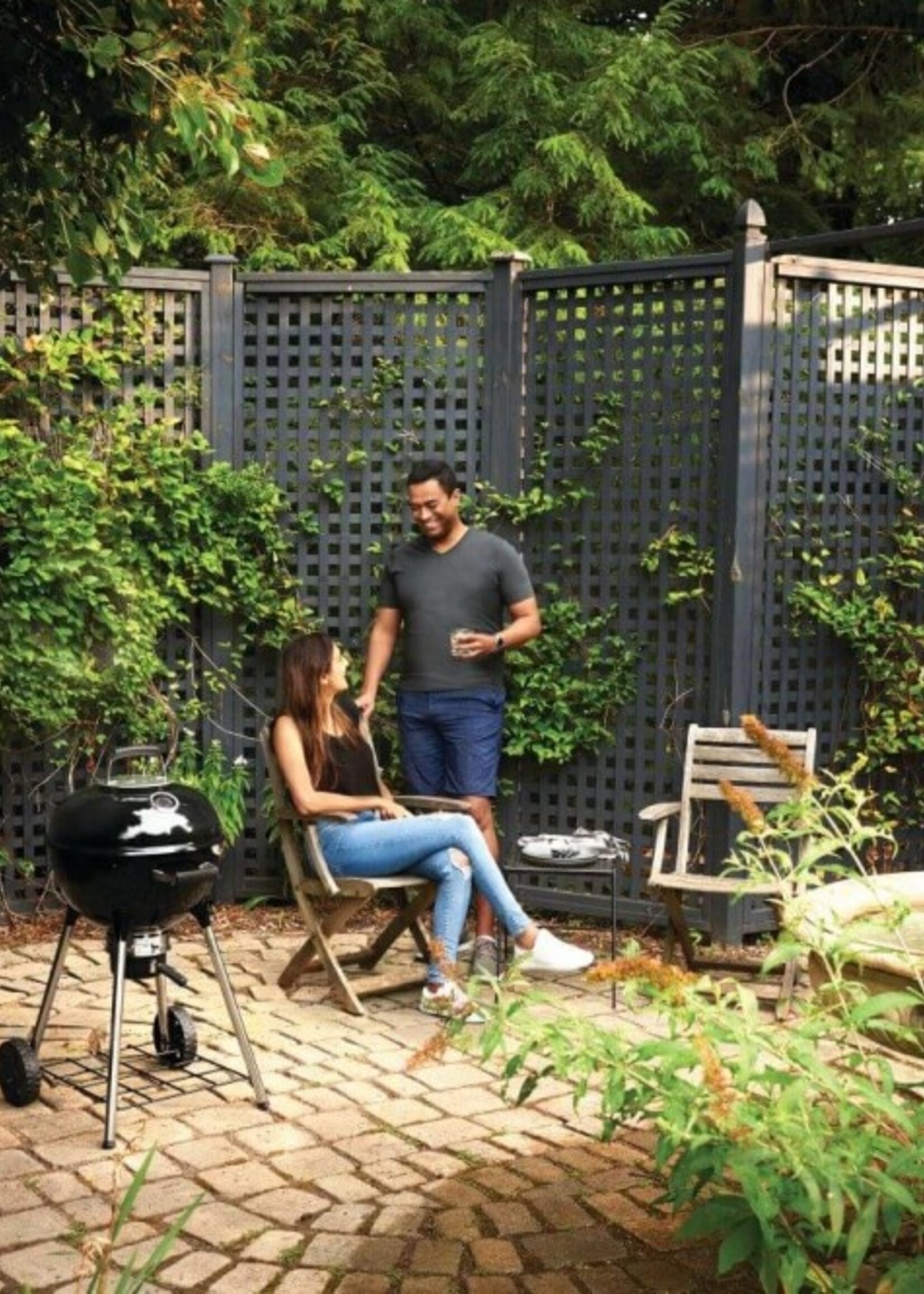 Napoleon Houtskool barbecue Ø 47 cm Zwart